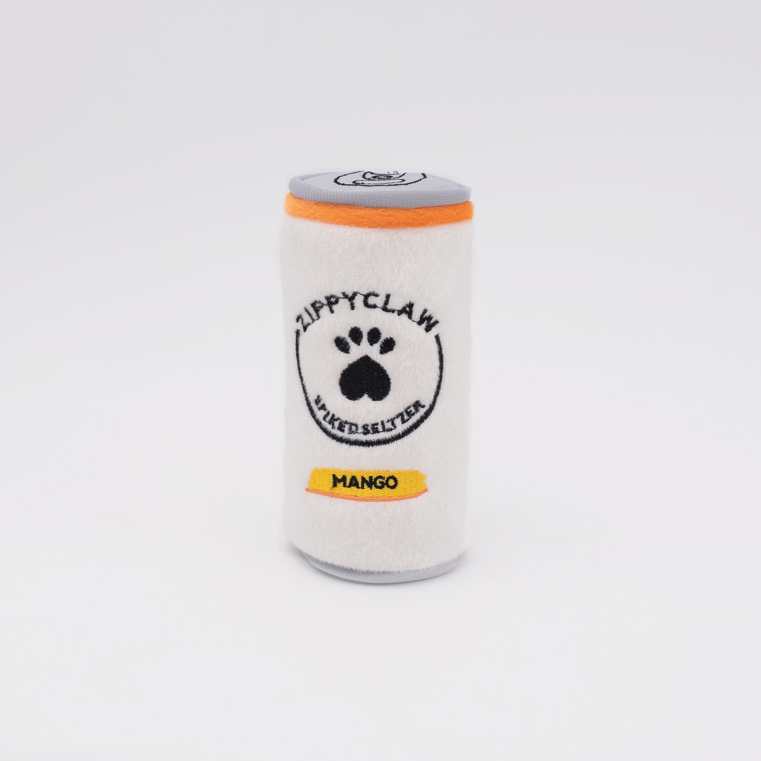 HappyClaw Hard Seltzer Mango Plush Dog Toy