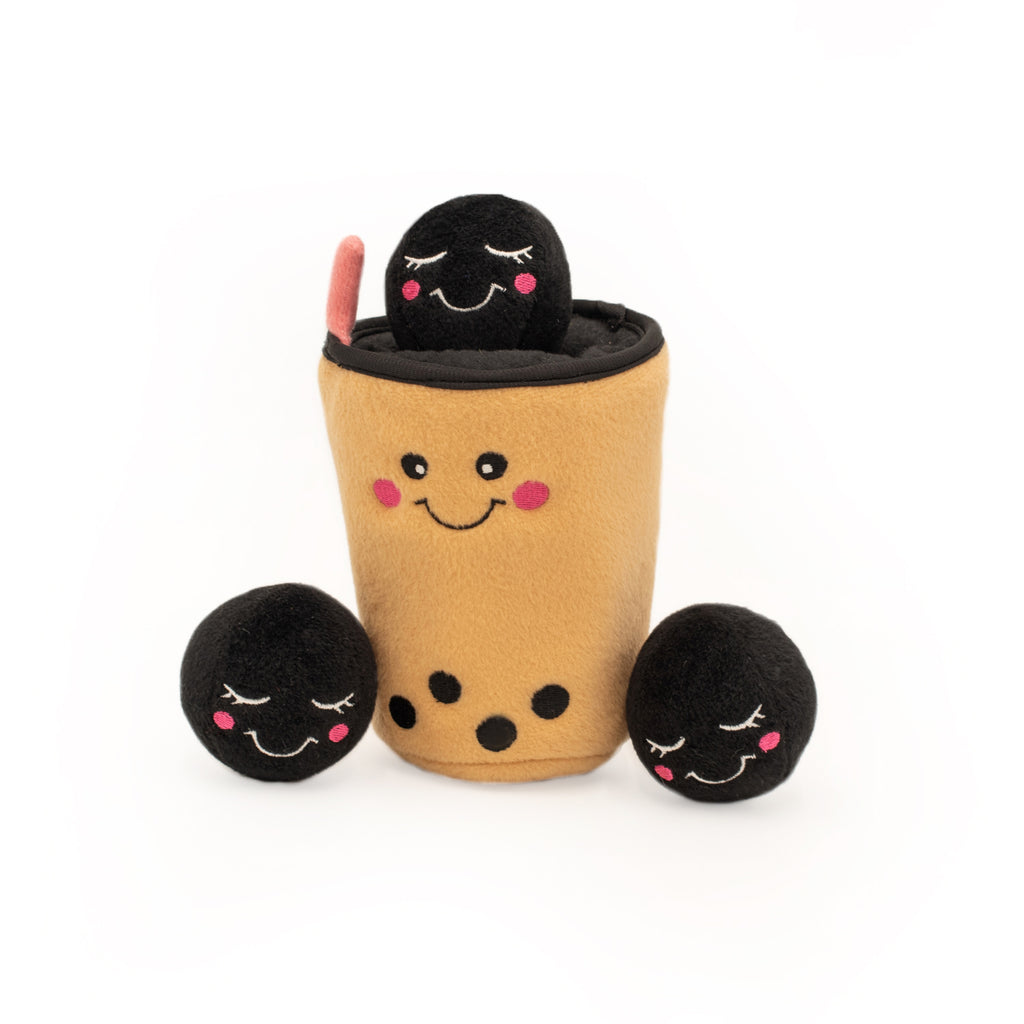 Zippy Burrow Bubble Tea Interactive Dog Toy