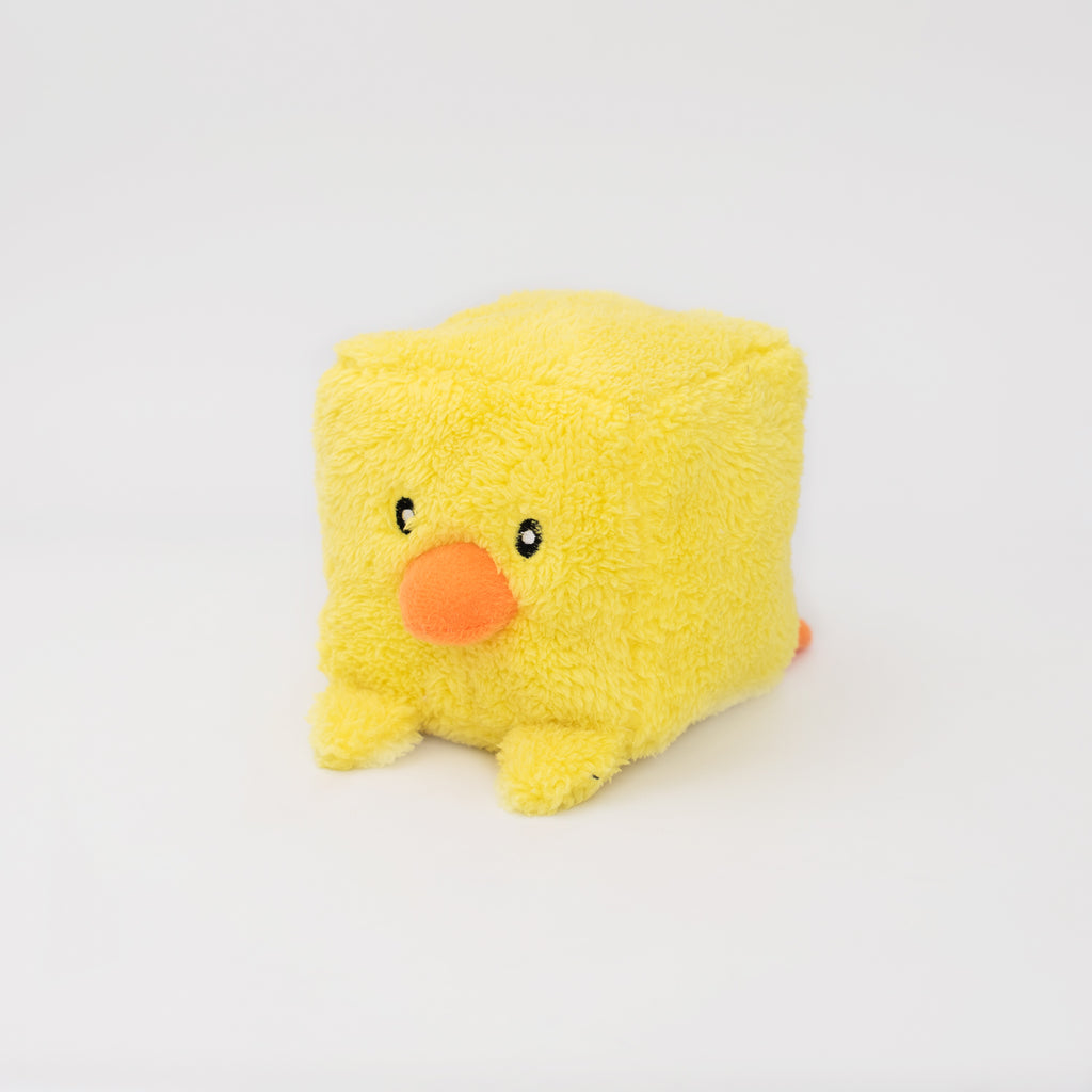 Squeakie Blocks Duck Plush Dog Toy